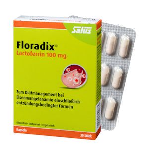 FLORADIX Lactoferrin 100 mg Kapseln